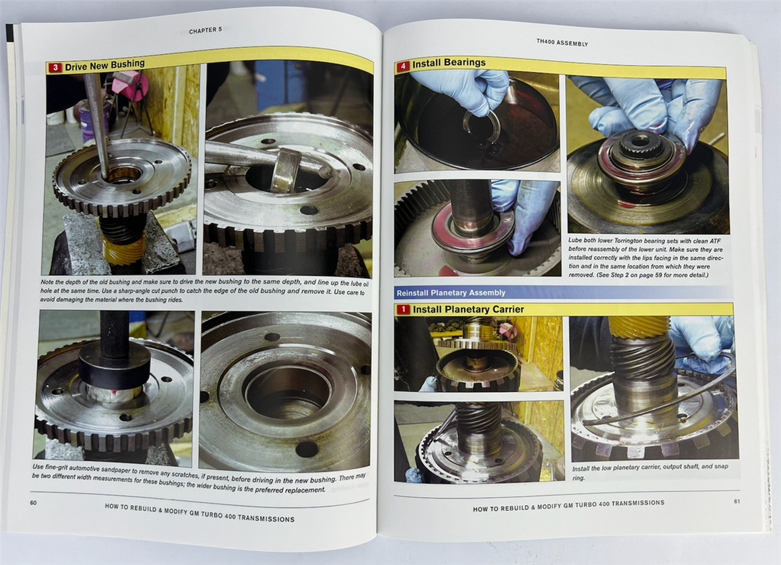 GM Automatic Turbo 400 Transmissions, How To Rebuild and Modify Book, Angle 5