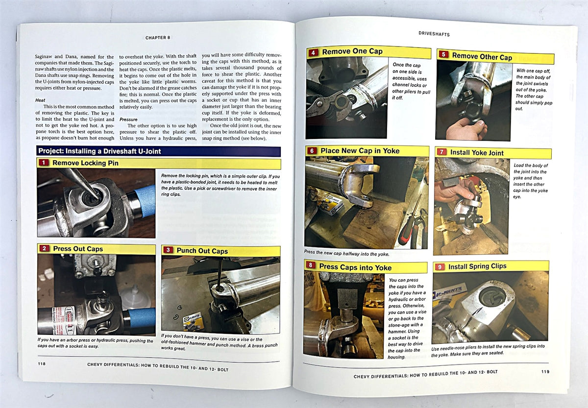 Chevy Differentials Book, HOW TO REBUILD THE GM 10 and 12 BOLT Rear End Axle Assemblies, Angle 2