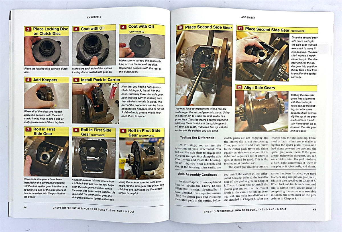Chevy Differentials Book, HOW TO REBUILD THE GM 10 and 12 BOLT Rear End Axle Assemblies, Angle 3
