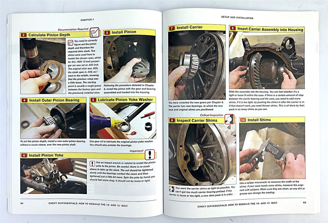 Chevy Differentials Book, HOW TO REBUILD THE GM 10 and 12 BOLT Rear End Axle Assemblies, Angle 4