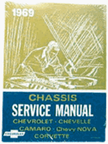 1969 Chevelle and Nova Chassis Service and Overhaul Manual Book