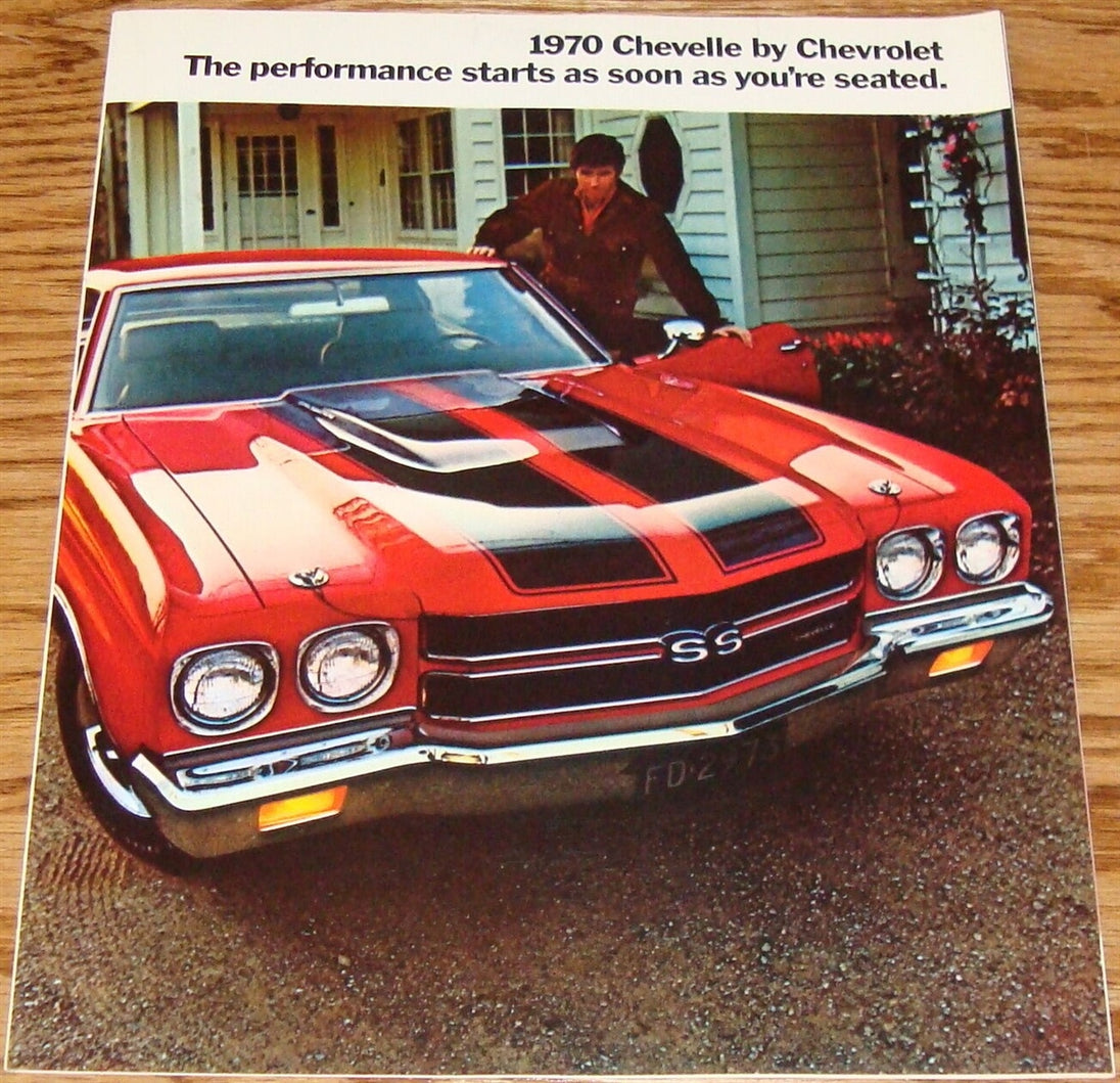 1970 Chevelle GM Dealership Showroom Sales Brochure