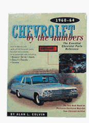 1960 - 1964 Chevelle Chevrolet By The Numbers, 282 Pages, Paperback. The Essential Chevrolet Parts Reference