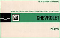 1971 Nova Chevy II Owners Manual, Each