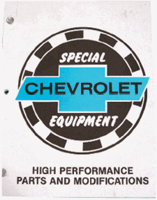 Chevrolet Special Equipment High Performance Parts and Modifications Book
