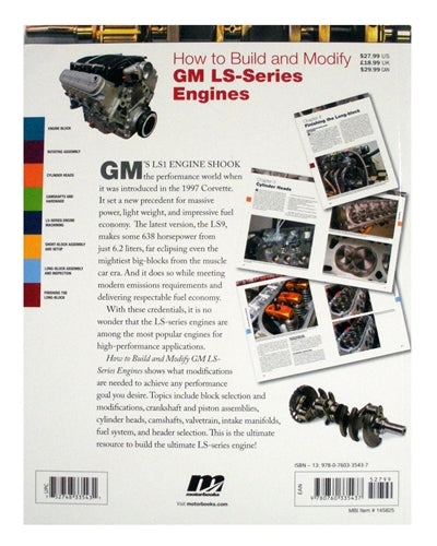 How to Build and Modify GM LS Series Engines Book by Joseph Potak, Angle 2