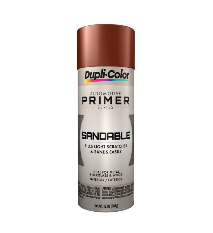 Sandable Spray Paint Filler Primer, Choose Gray or Red Iron Oxide, Each