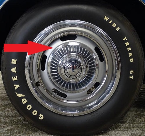 Chevy Rally Rim and SS 5 Spoke Argent Silver Wheel Paint, 11 oz. Spray Can, Angle 2