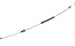 1968 - 1974 Nova Rear Emergency Parking Brake Cable for Rear Drum Brakes, OE Steel