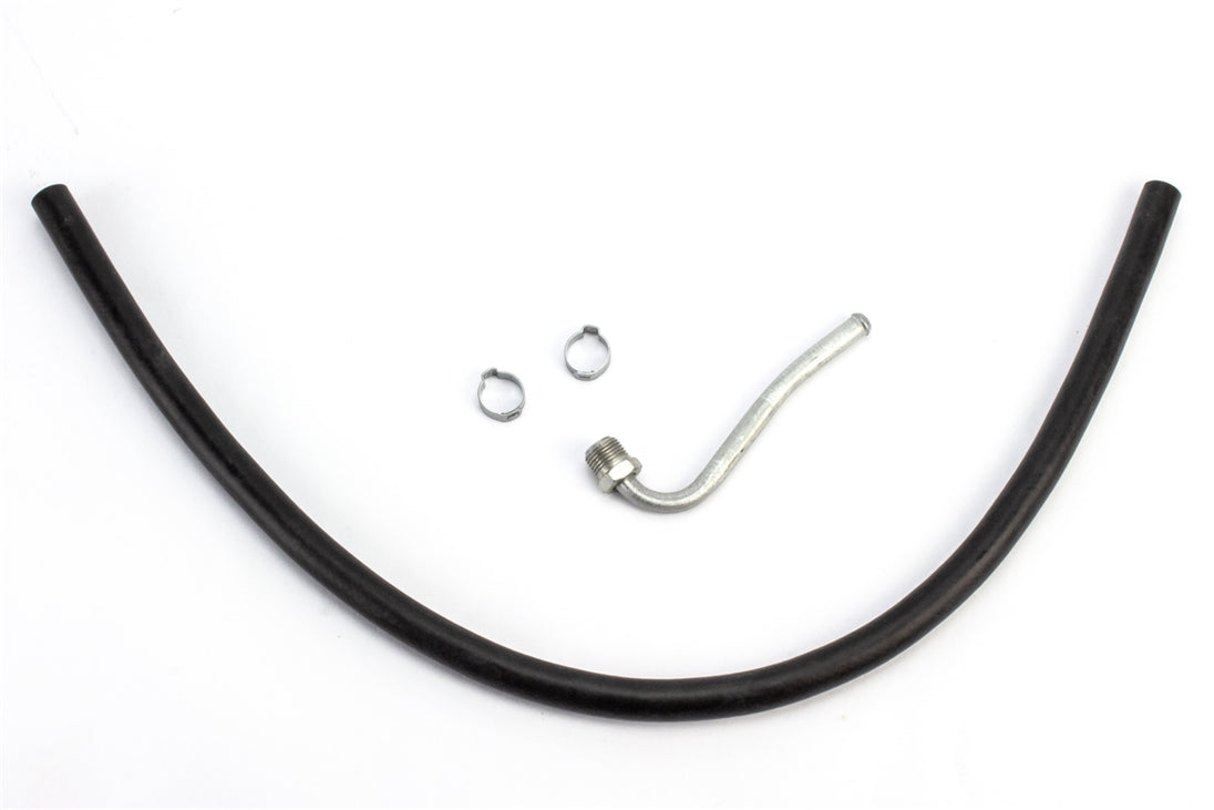1964 - 1972 Power Steering Return Hose, OE Style with Separate Fitting and Clamps