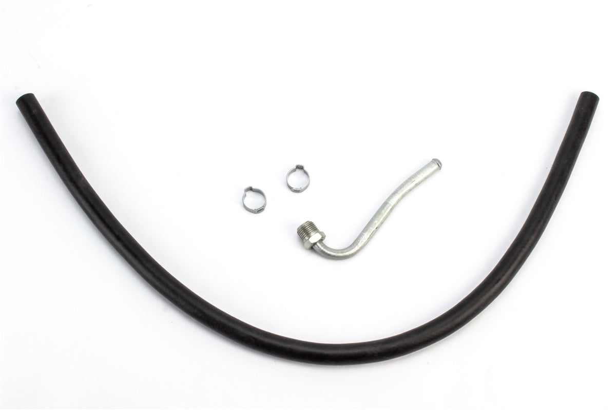 1964 - 1972 Power Steering Return Hose, OE Style with Separate Fitting and Clamps