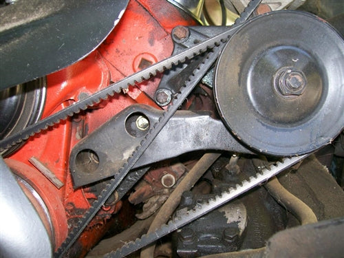 1965 - 1968 Chevelle Power Steering Bracket Big Block, Lower Cradle, Angle 2