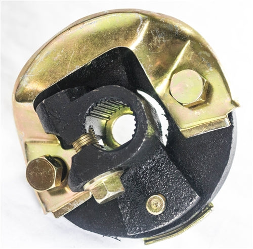 1966 - 1972 Chevelle or Nova Manual and Power Steering Rag Joint Coupler, 3-1/4" OD, For 3/4" 25 Spline Input Shafts with FLAT Spot