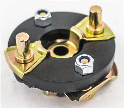 1966 - 1972 Chevelle or Nova Manual and Power Steering Rag Joint Coupler, 3-1/4" OD, For 3/4" 25 Spline Input, Angle 2