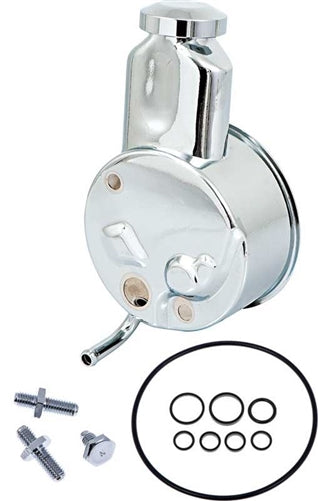 1969 Nova and Chevelle Big Block Chrome Power Steering Pump Reservoir and Cap Kit