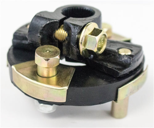 1966 - 1972 Chevelle / Nova Manual Steering Rag Joint Coupler, 3-1/4" OD, For 3/4" 36 Full Spline Round Input, Angle 2