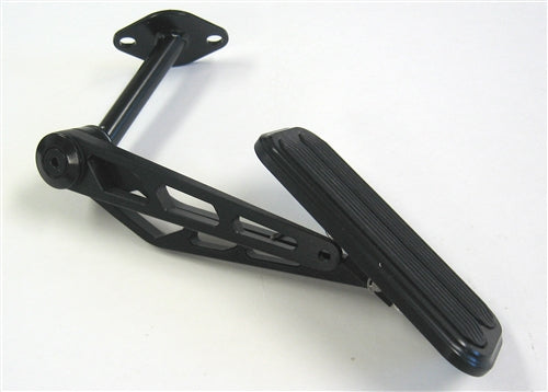 Lokar Custom Black Billet Aluminum Throttle Pedal Assembly, Angle 2