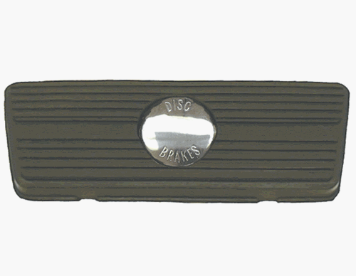 1968 - 1974 Nova Brake Pedal Rubber Pad for Automatic Transmission with Round Disc Insert