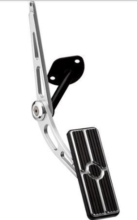 1968 - 1972 Nova Fuel Gas Accelerator Pedal Assembly, Custom Black Anodized Billet Aluminum