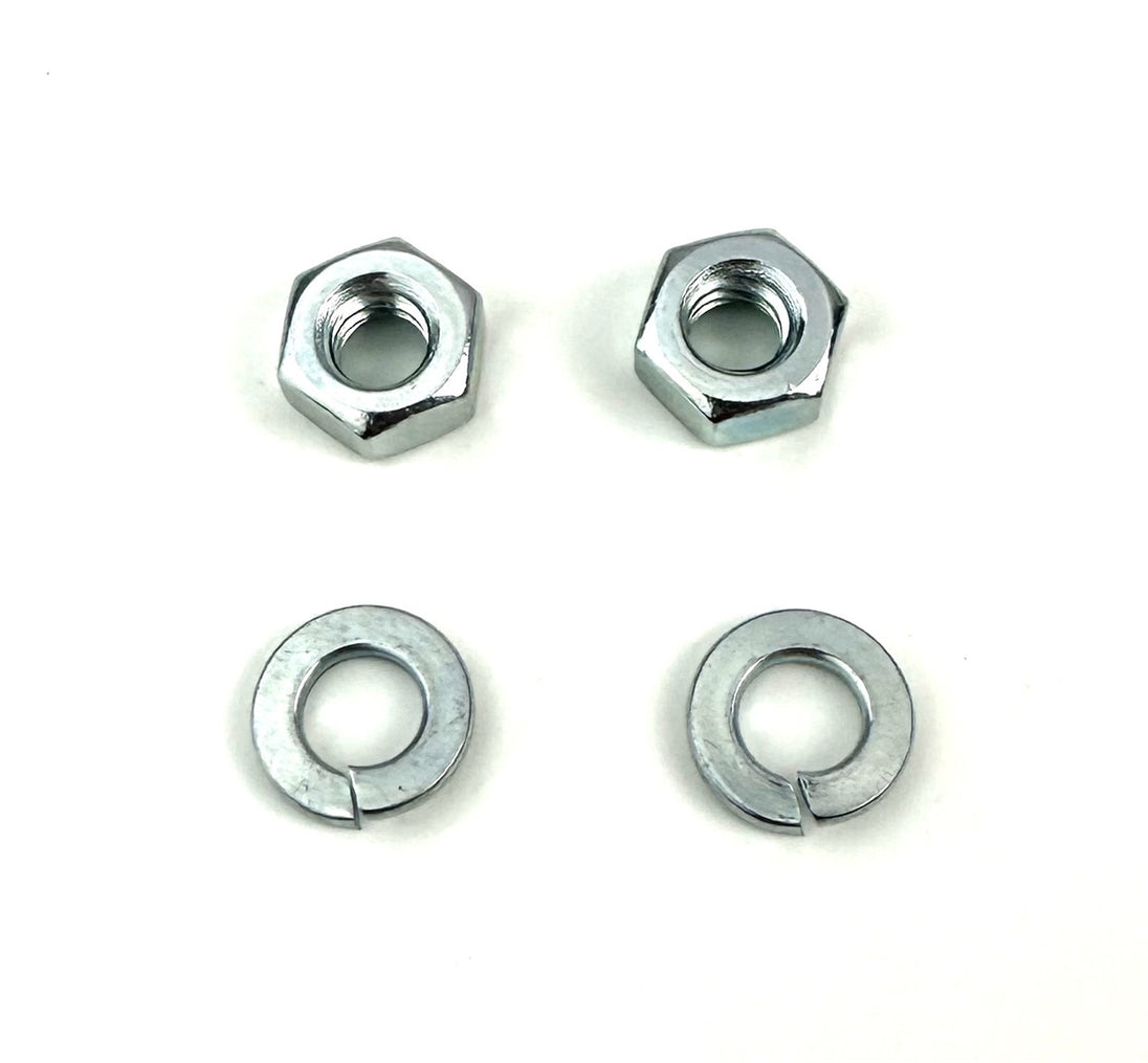 1964 - 1967 Chevelle Floor Mounted Fuel Gas Pedal Stud Mounting Nuts and Lock Washers Set