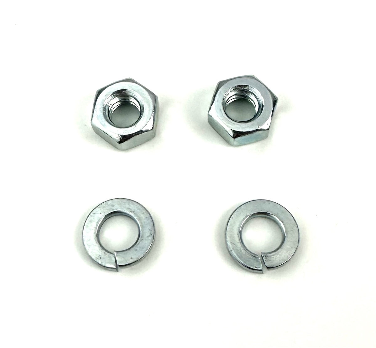 1964 - 1967 Chevelle Floor Mounted Fuel Gas Pedal Stud Mounting Nuts and Lock Washers Set