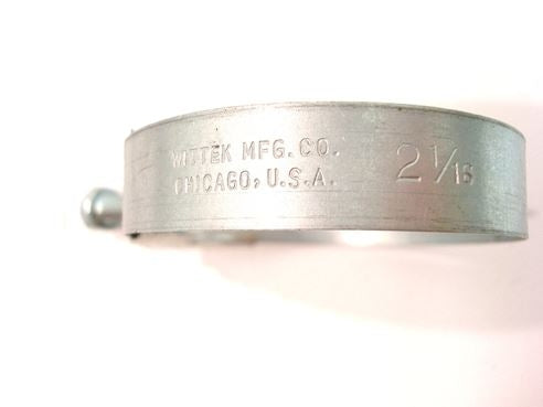 UPPER Radiator Hose Whittek Tower Style Clamp, 2-1/16", Angle 2