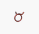 Heater Hose Clamp, Wire Ring Pinch Style, Red, 3/4 Inch, Each