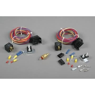 1966 - 1972 Dual Electric Fan Thermostat Relay and Wiring Kit, Angle 3