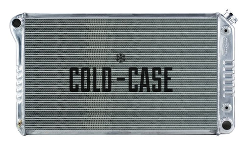 1968 - 1972 Chevelle COLD-CASE Aluminum Radiator for Automatic Trans, Angle 2