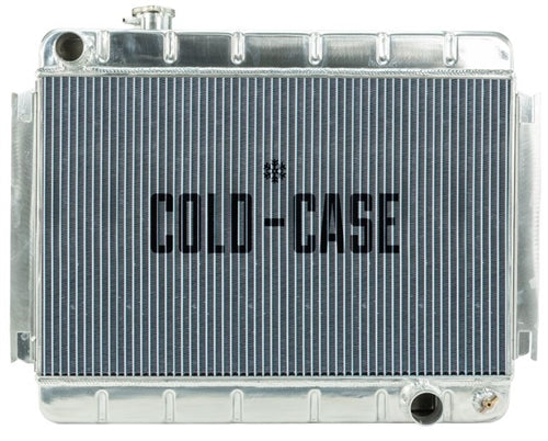 1966 - 1967 Chevelle COLD-CASE Aluminum Radiator for Manual Trans, Angle 2