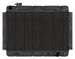 a 1966 - 1967 Chevelle COLD-CASE Black Powder Coated Aluminum Radiator for Automatic Trans, Black Night Rider Series