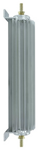 Finned Aluminum External Automatic Transmission Cooler 12", Angle 2