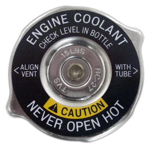 Radiator Pressure Cap, 15 Lbs, Angle 2
