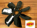 1970 - 1971 Chevelle or Nova 064 Engine Cooling Clutch Fan Blade, GM 3976064 with Date Code M69, Angle 6