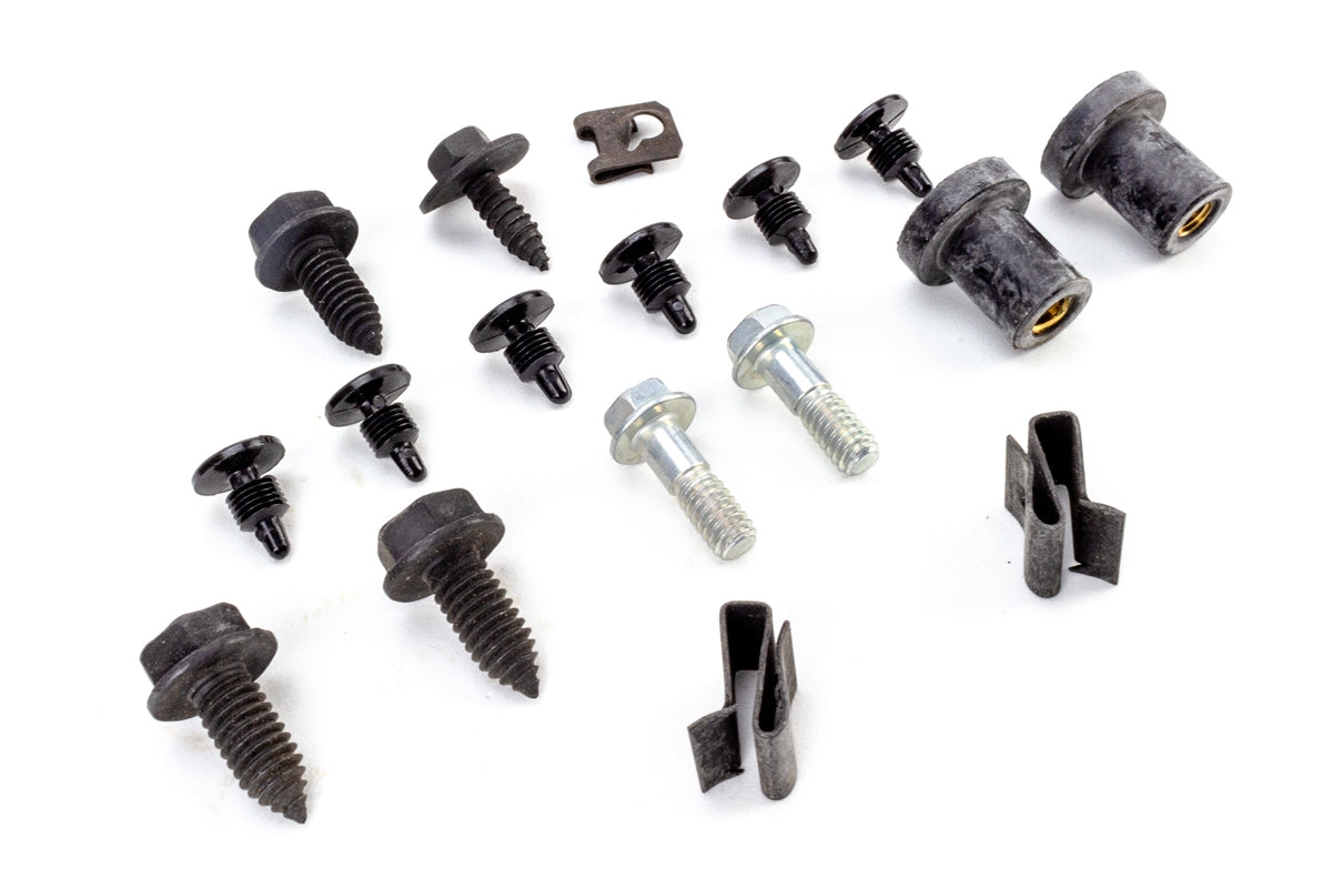 1969 - 1971 Nova Big Block Radiator and Fan Shroud Mounting Hardware Kit, Angle 2