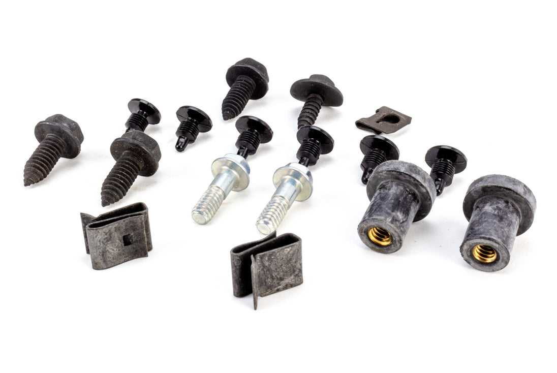 1969 - 1971 Nova Big Block Radiator and Fan Shroud Mounting Hardware Kit, Angle 3