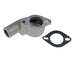 1965 - 1967 Cast Iron Thermostat Housing Water Neck, without Part # Stamping, Angle 2