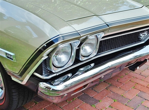 1968 Chevelle Grille to Bumper Filler Panel, Angle 2