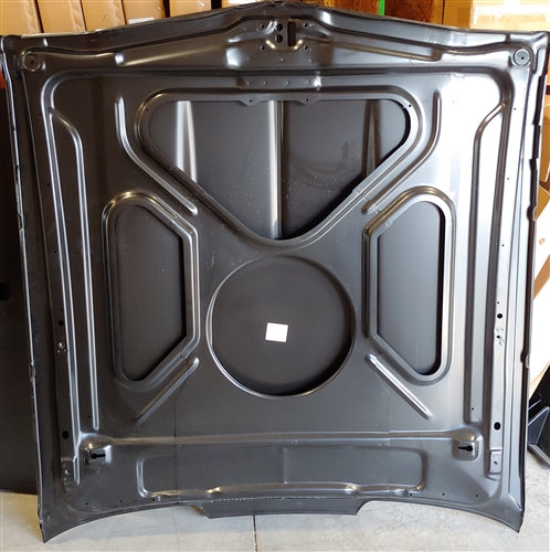 1968 - 1969 Chevelle Steel Cowl Induction Hood, 2 Inch Rise, Angle 2
