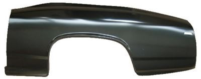 1969 Chevelle Rear Quarter Panel Skin, Left Hand 29" X 73"