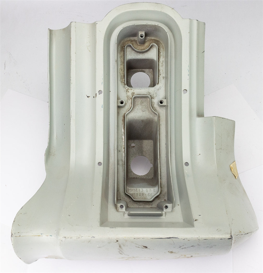 1966 Chevelle Rear Quarter Panel Tail Light Housing Extension, RH Used GM, Angle 4