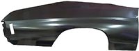 1970 - 1972 Chevelle Rear Quarter Panel Skin, Right Hand