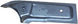 1964 - 1967 Chevelle Trunk Floor Brace with Cage Nut, Left Hand, Angle 3
