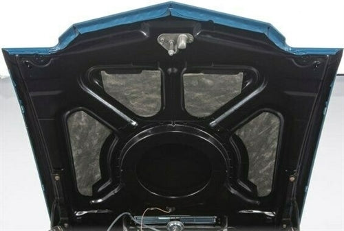 1970 - 1972 Chevelle Cowl Hood Insulation Pads, with Functional Scoop, Angle 2