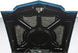 1970 - 1972 Chevelle Cowl Hood Insulation Pads, with Functional Scoop, Angle 2