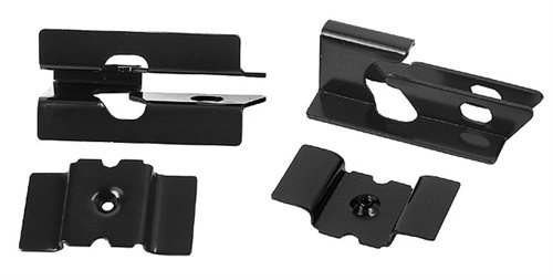 1966 - 1972 Chevelle Rear Seat Retaining Brackets, 4 Piece Set