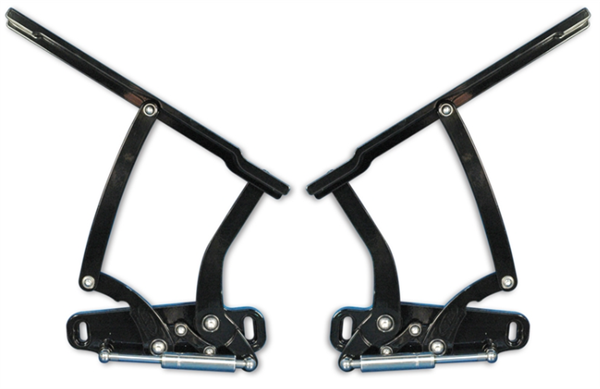 1969 - 1972 Chevelle Billet Aluminum Hood Hinges, Black Anodized Finish