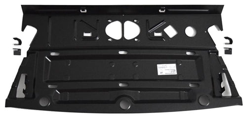 1966 - 1967 Chevelle Rear Window Package Tray Metal Panel, Angle 2