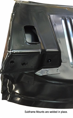 1964 - 1967 Chevelle Complete Lower Firewall Panel, Angle 2
