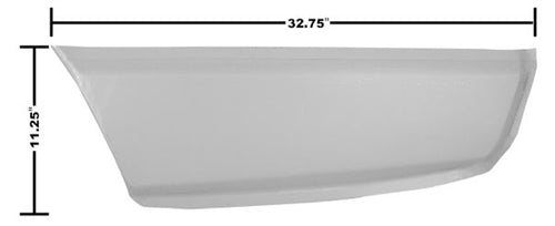 1966 - 1967 Chevelle Behind Rear Wheel Lower Quarter Patch Repair Panel, LH